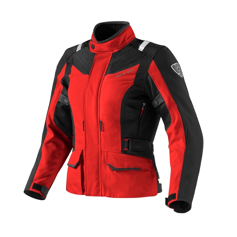 Jacheta de motociclete Revit Voltiac pentru femei Roșu și negru Vânzare lichidare