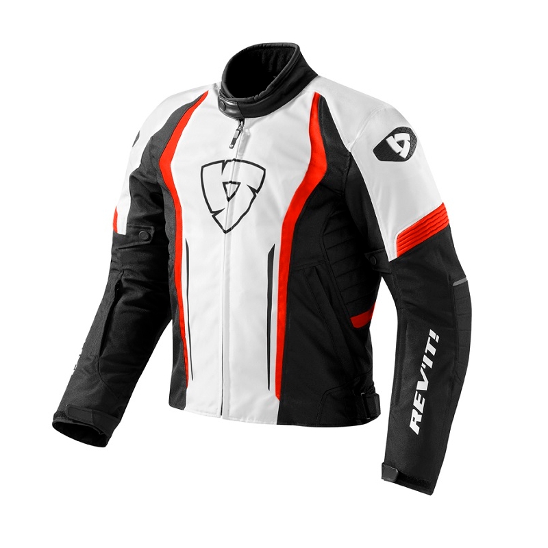 Revit Shield Alb și roșu jacheta de motociclete lichidare