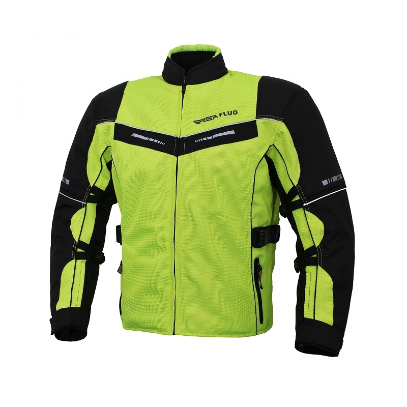 RSA Airforce negru-fluo jacheta de motociclete galben-fluo lichidare