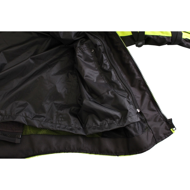 RSA Airforce negru-fluo jacheta de motociclete galben-fluo lichidare