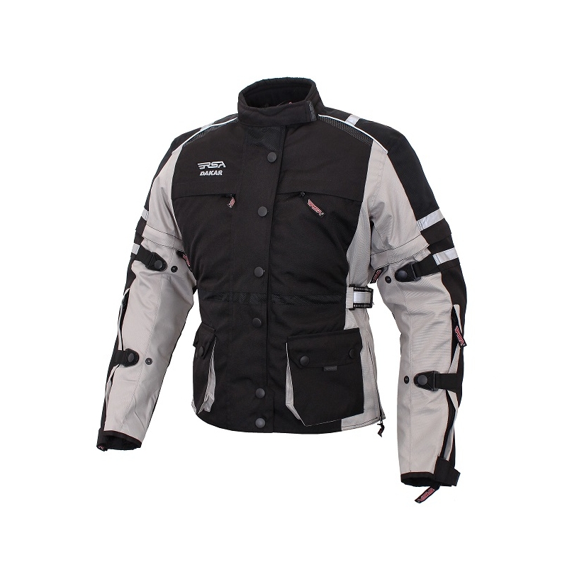 Costum de motocicletă pentru femei RSA Dakar gri lichidare