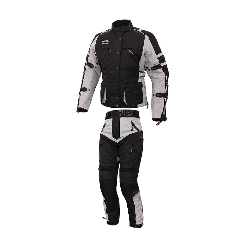 Costum de motocicletă pentru femei RSA Dakar gri lichidare