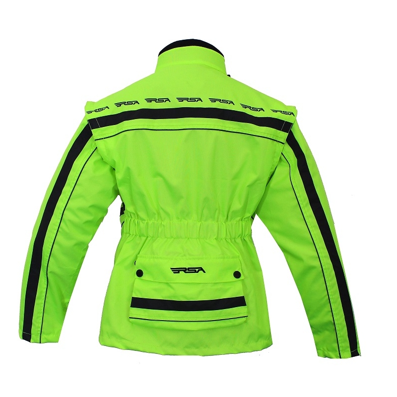 Jacheta de motociclete RSA Safety  verde lichidare