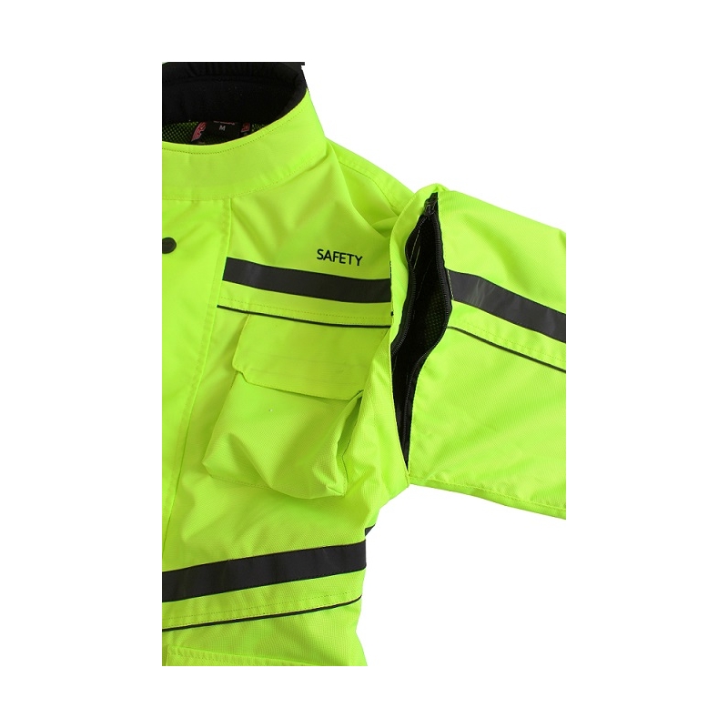 Jacheta de motociclete RSA Safety  verde lichidare