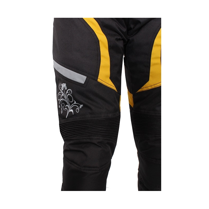 RSA Devil Pantaloni Moto galben pentru femei RSA Devil lichidare