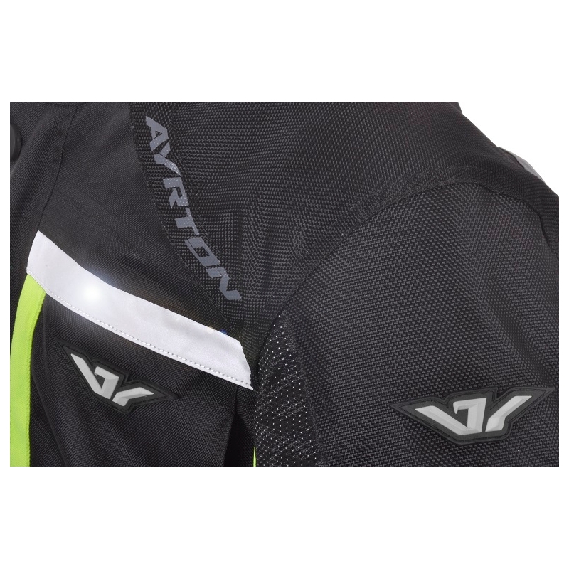 Ayrton Adventure negru-fluo jacheta de motociclete galben-fluo lichidare