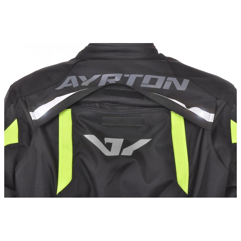 Ayrton Adventure negru-fluo jacheta de motociclete galben-fluo lichidare