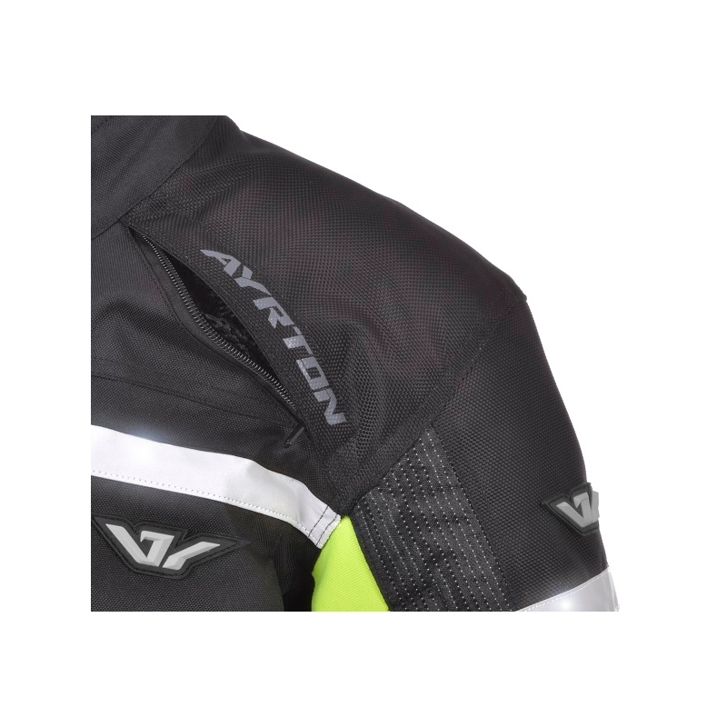 Ayrton Adventure negru-fluo jacheta de motociclete galben-fluo lichidare