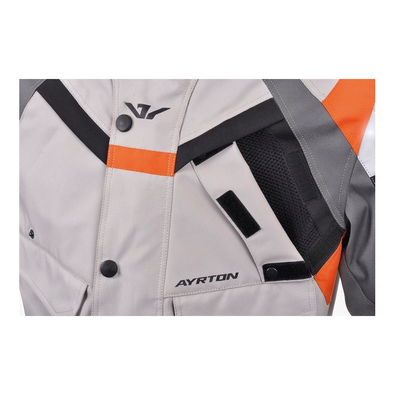 Ayrton Fuel jachetă de motocicletă gri-portocaliu lichidare