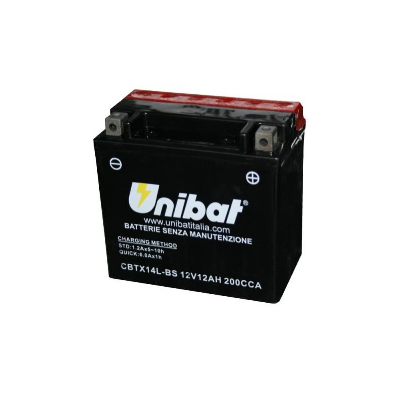 Baterie fără întreținere Unibat CBTX16-BS, 12V 14Ah