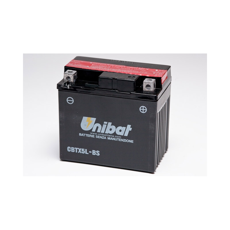 Baterie fără întreținere Unibat CBTX5L-BS, 12V 4Ah