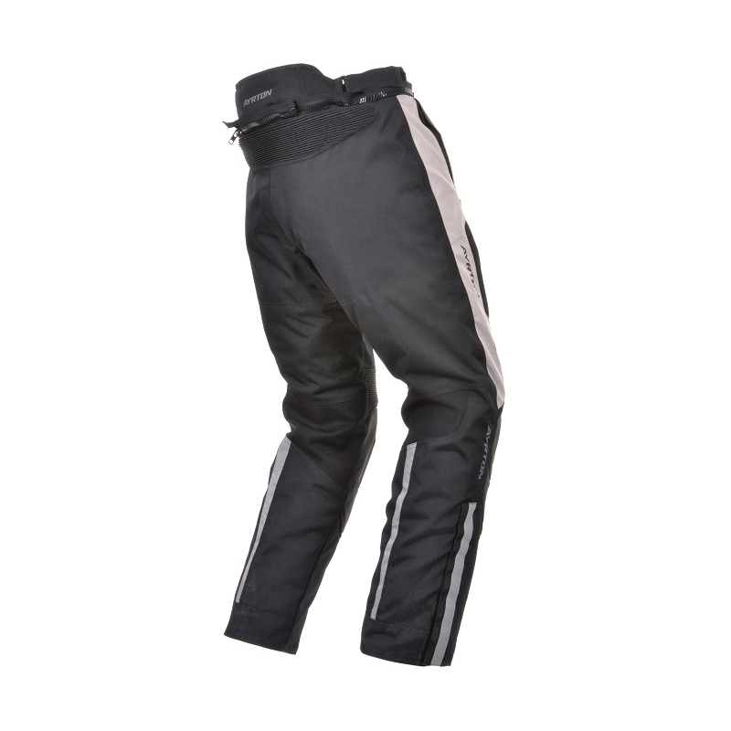 Ayrton Hunter pantaloni de motocicletă prelungiți negru și gri