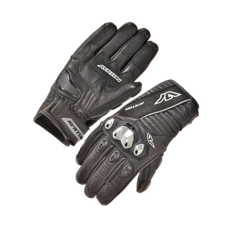 Ayrton Tactical negru-gri negru mănuși de motociclete lichidare