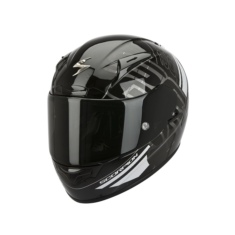 Cască integrală Scorpion EXO-2000 Ipsum negru și alb lichidare